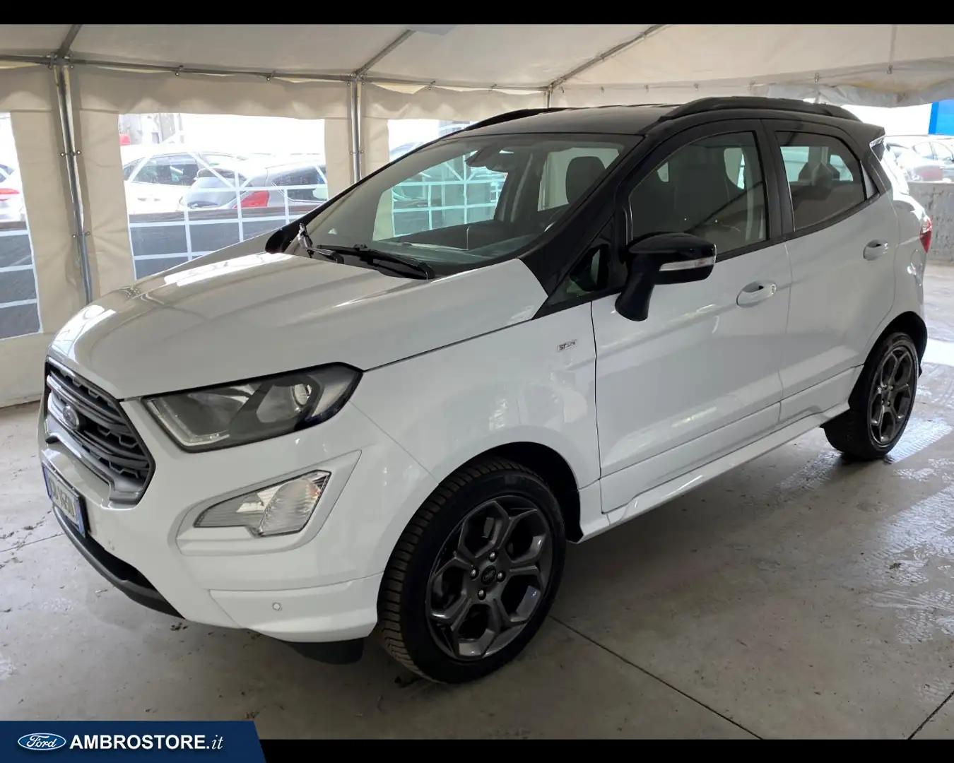 Ford EcoSport 2018 - EcoSport 1.0 ecoboost ST-Line s&s 125cv my1 Weiß - 1