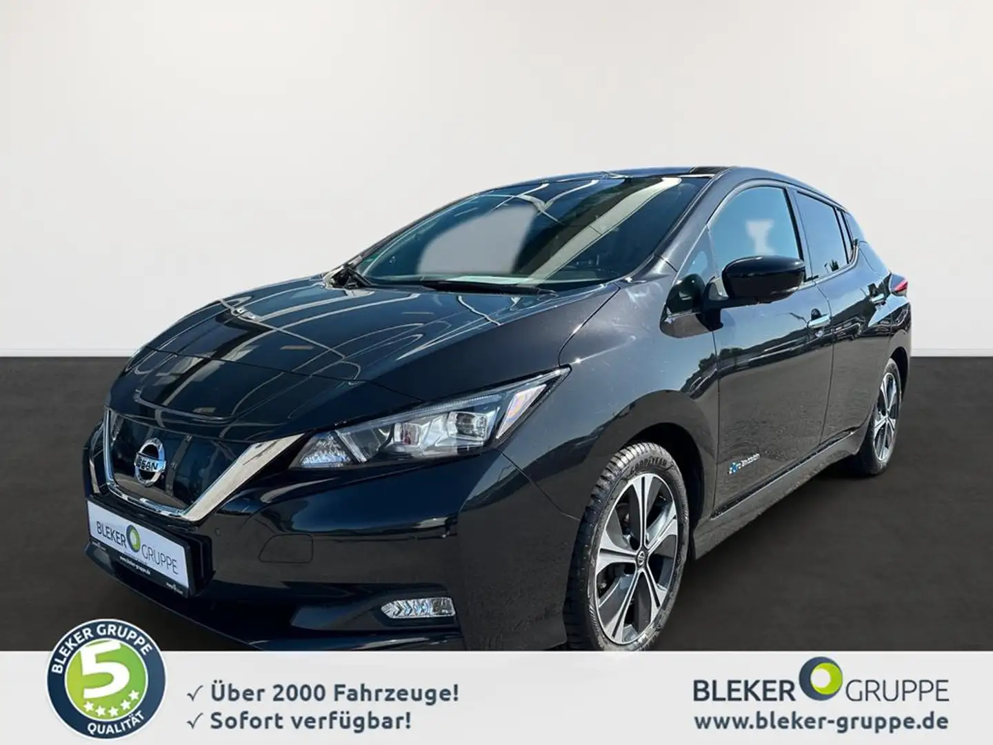 Nissan Leaf MY22 Tekna Zwart - 1