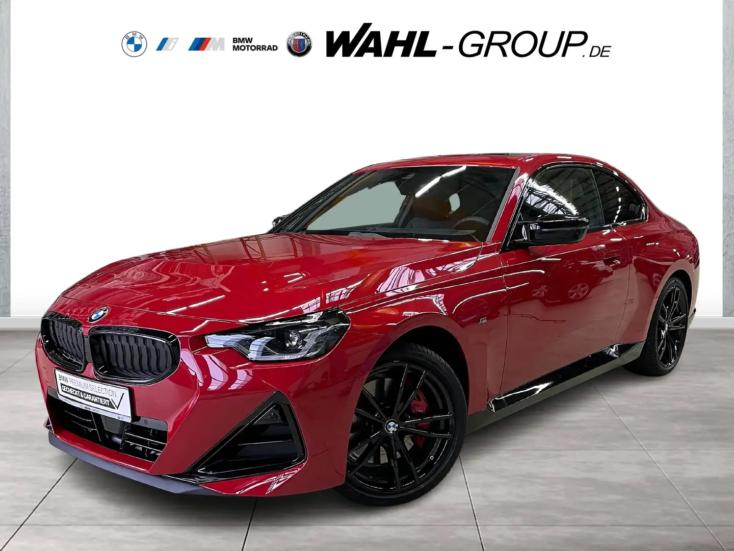 BMW 240 M240i xDrive COUPE H&K HIFI GLASDACH AHK ALU 19" Rot - 1