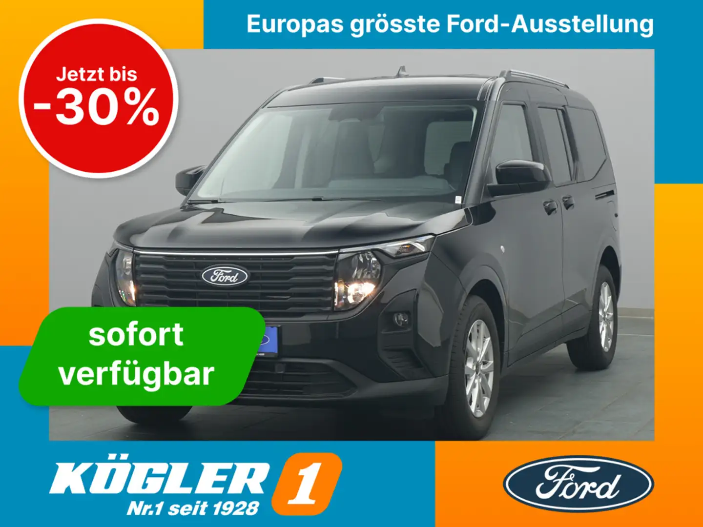 Ford Tourneo Courier Titanium 125PS/Winter-P. Nero - 1