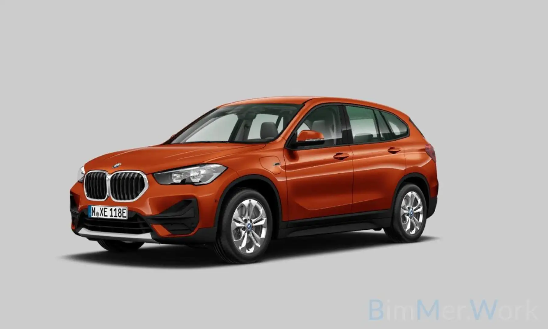 BMW X1 ParkAssis DAB GeschwindigReg HiFi Leder Orange - 1