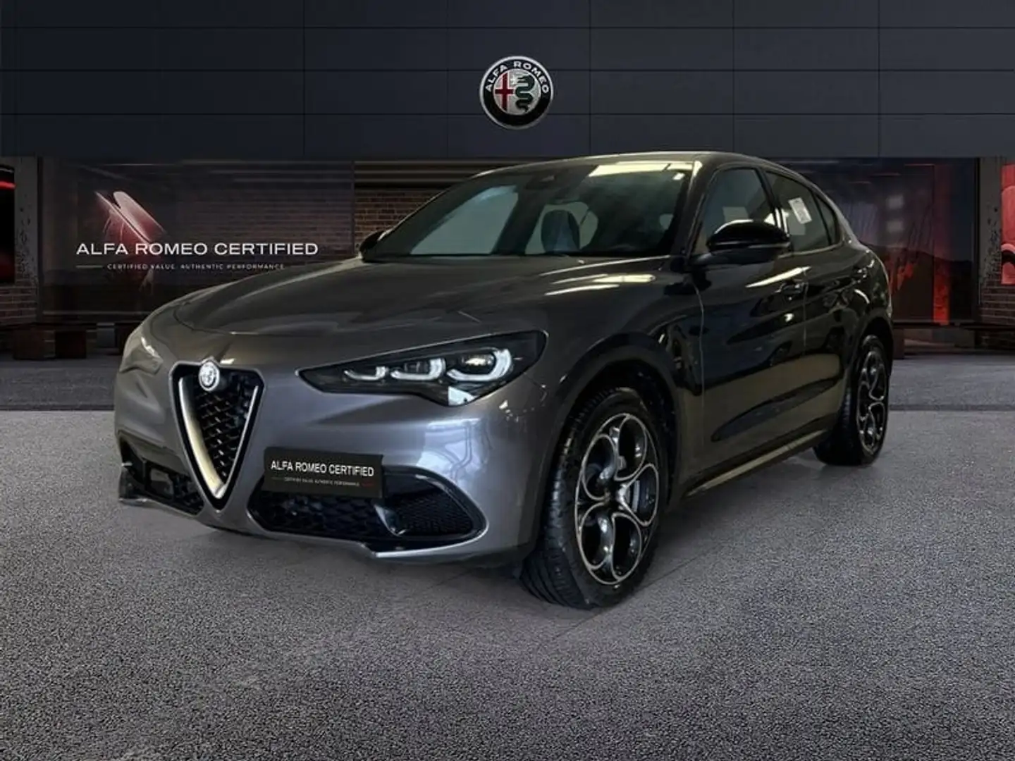 Alfa Romeo Stelvio 2.2 TD 210 CV Super AT8 Q4 Grigio - 1