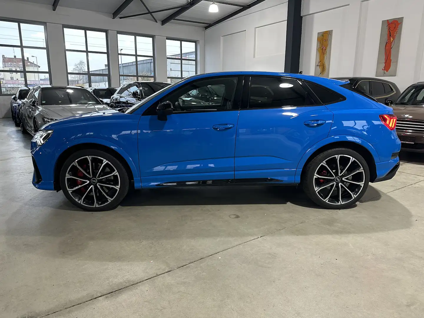 Audi RS Q3 Sportback quatt/Matrix/RS-AbGas/Pano/RFK/ Bleu - 2