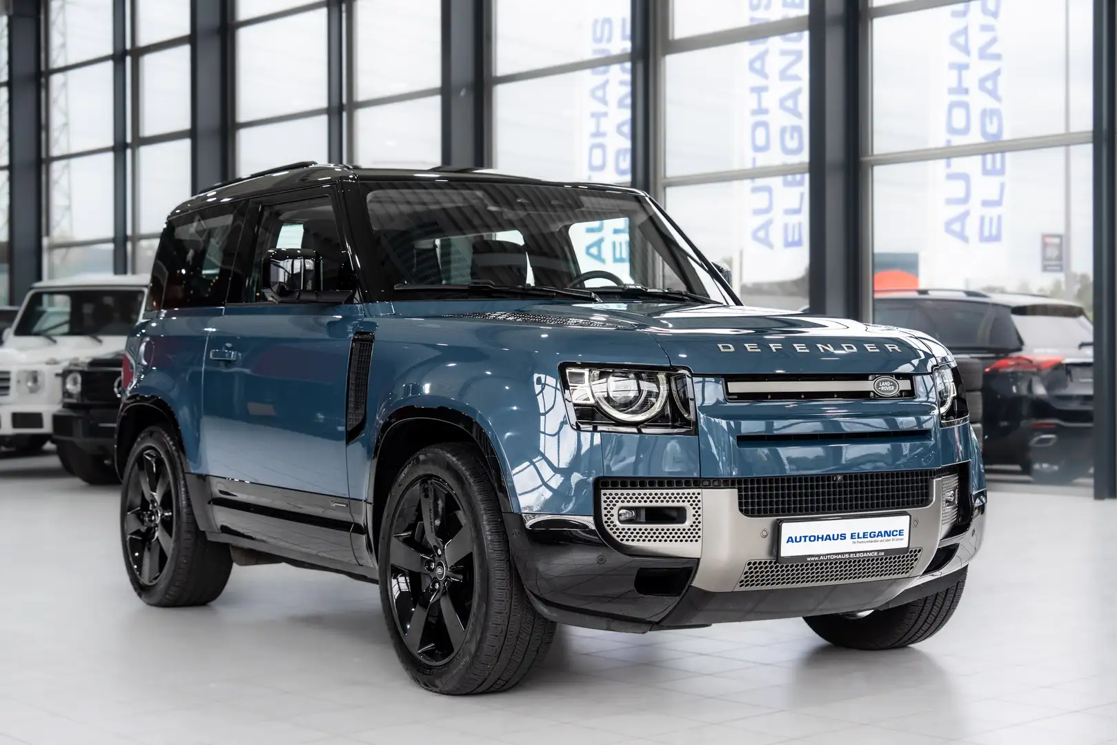 Land Rover Defender 110 Basis Blau - 2