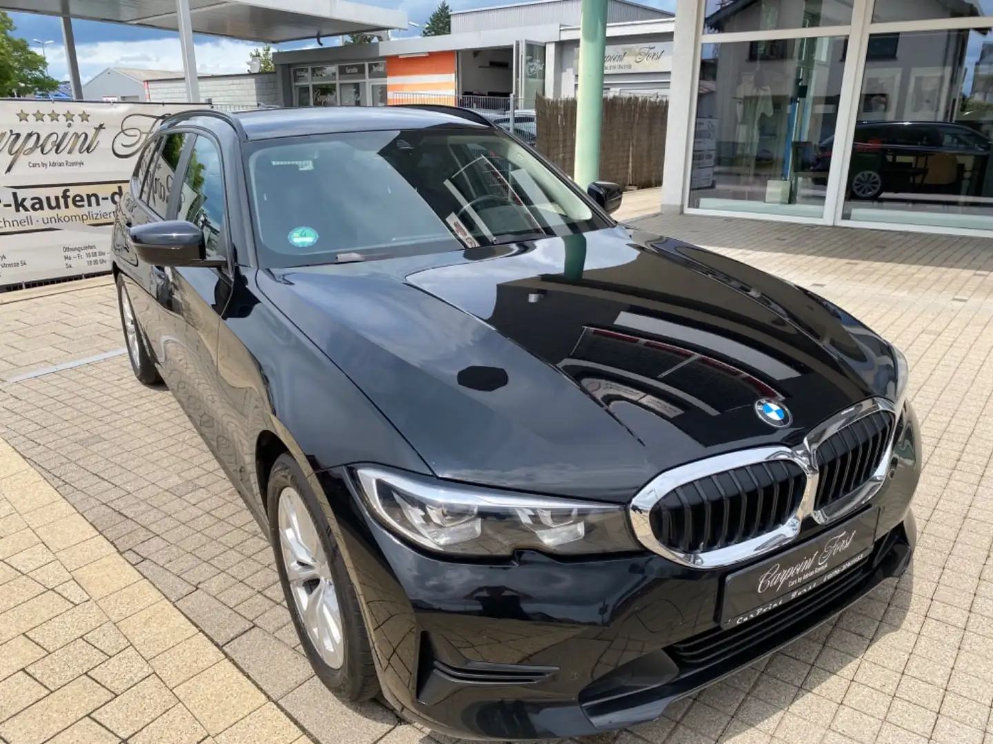 BMW 318 3 Touring 318 d Advantage, 1.Hand, Mwst aus.,AHK Schwarz - 1