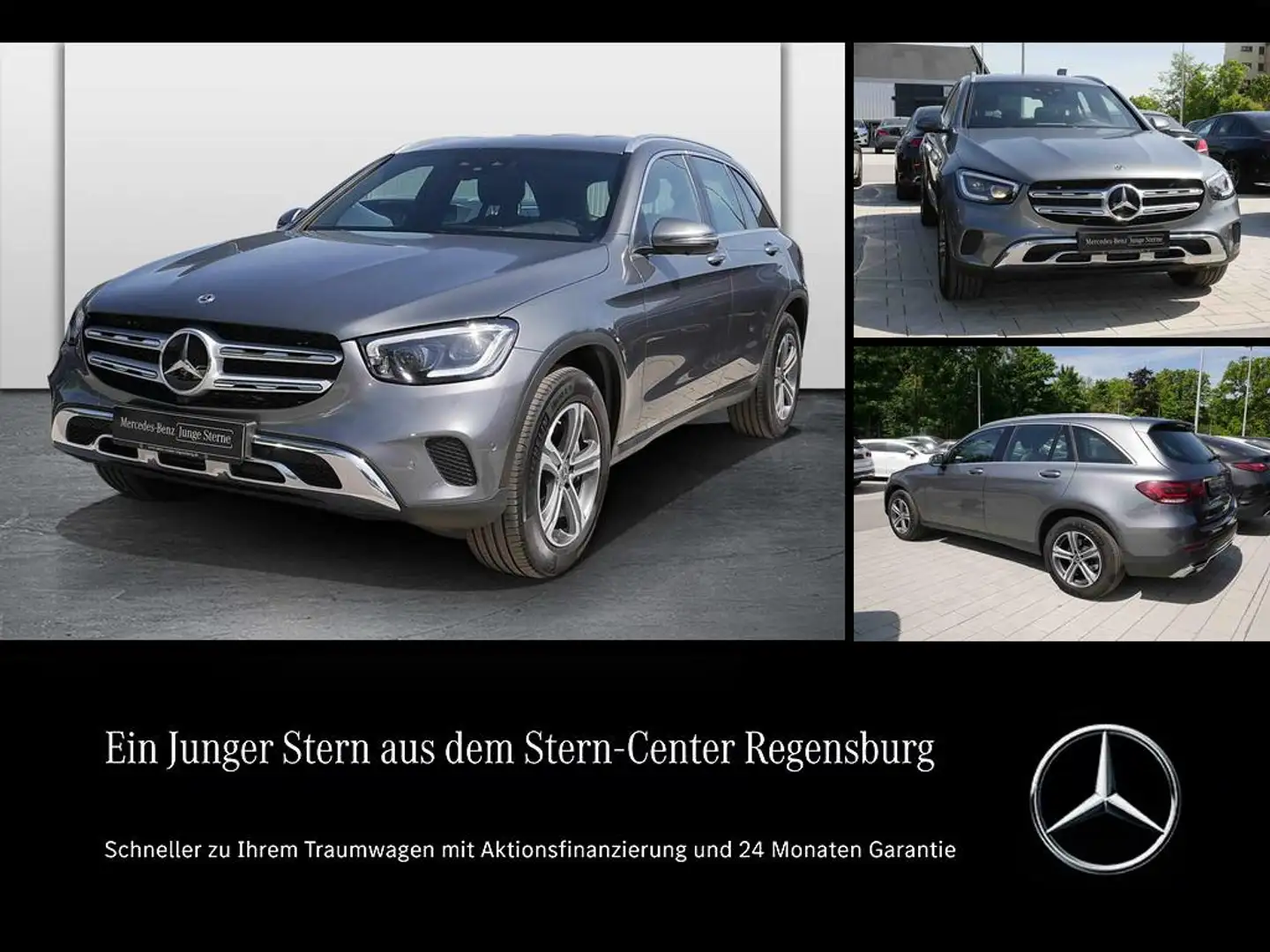 Mercedes-Benz GLC 400 d 4M+AIR+AHK+DIST+HUD+MULTIKONTUR+MBEAM+ Gri - 1