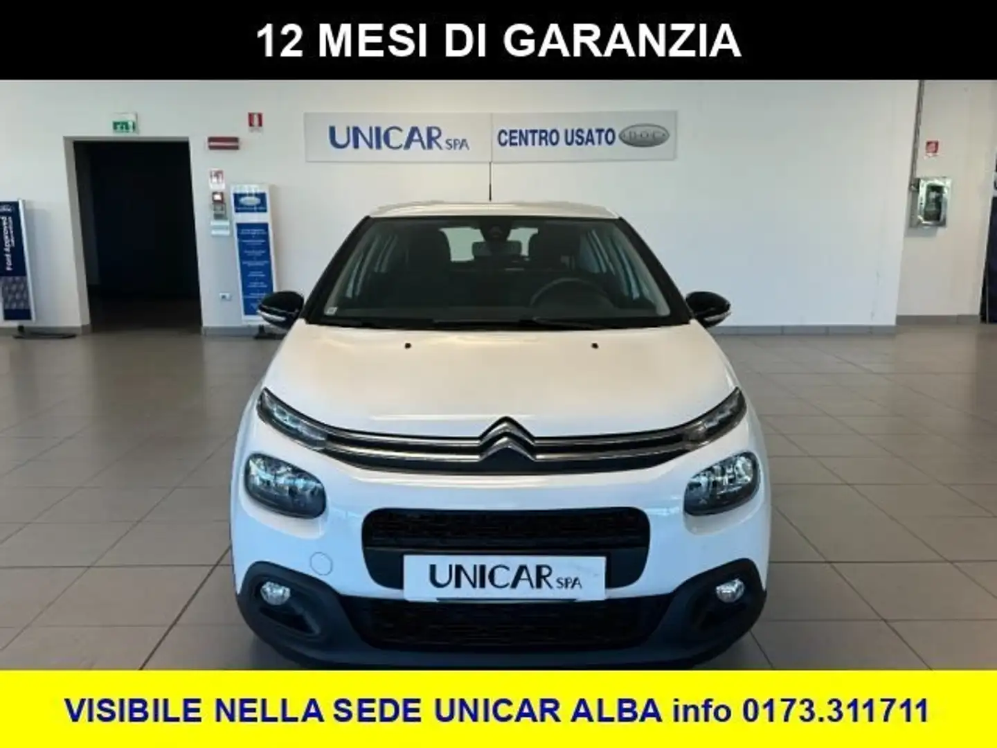 Citroen C3 1.200 BENZINA 68 CV FEEL + 4 GOMME INVERNALI Wit - 2