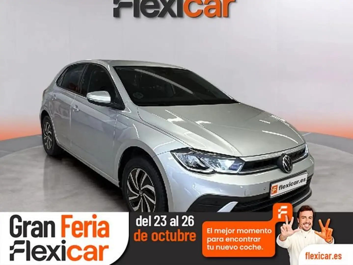 Volkswagen Polo Life+1.0+TSI+70kW+%2895CV%29 Gris - 1