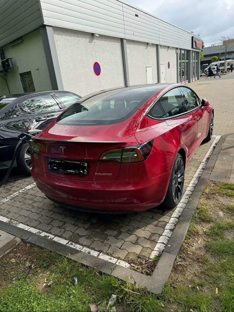 Tesla Model 3 Model 3 Langstreckenbatt. Allrad Dual Motor Perf. Rot - 2