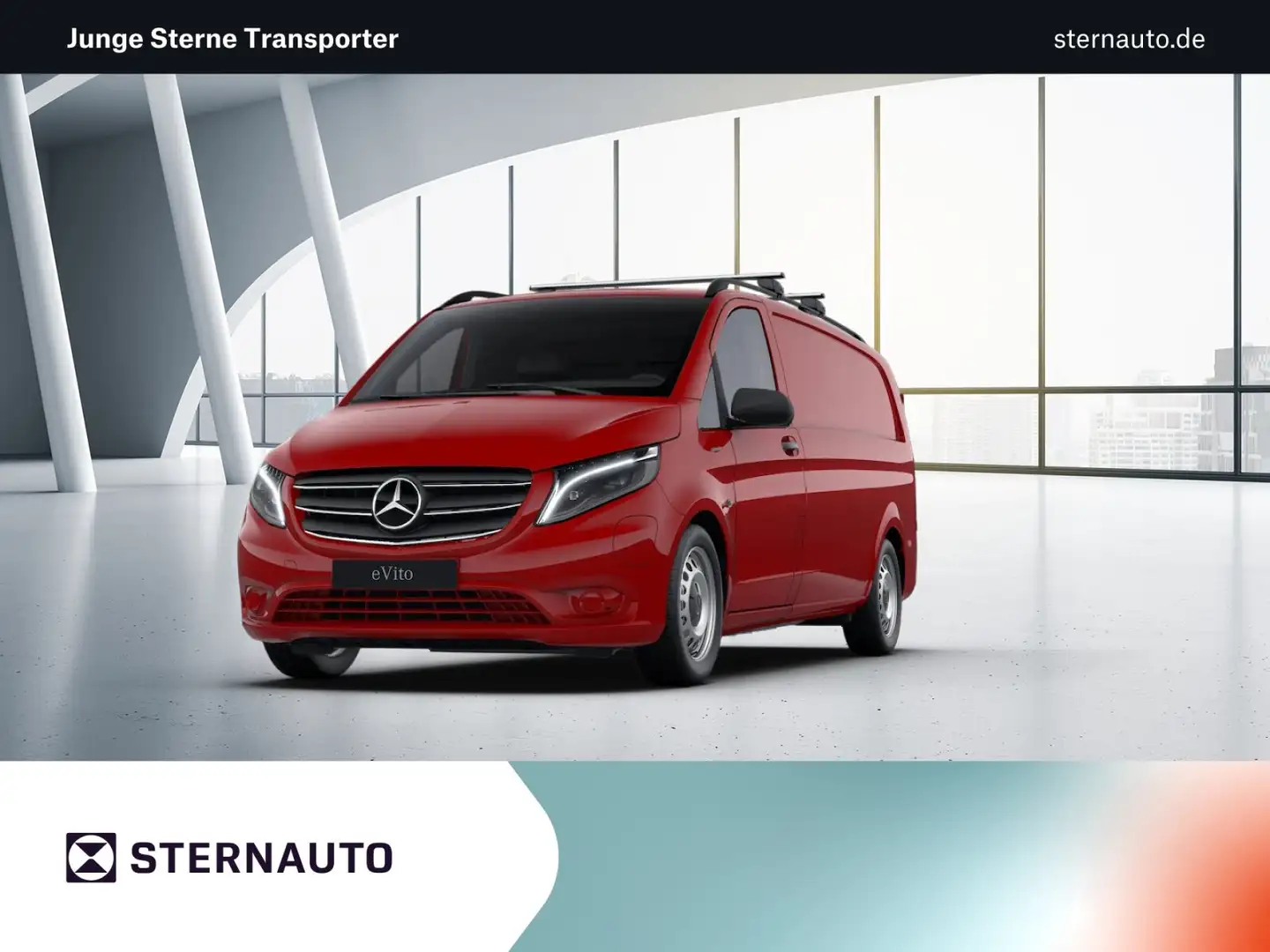 Mercedes-Benz Vito eVito 112 Kasten Extralang Rot - 1