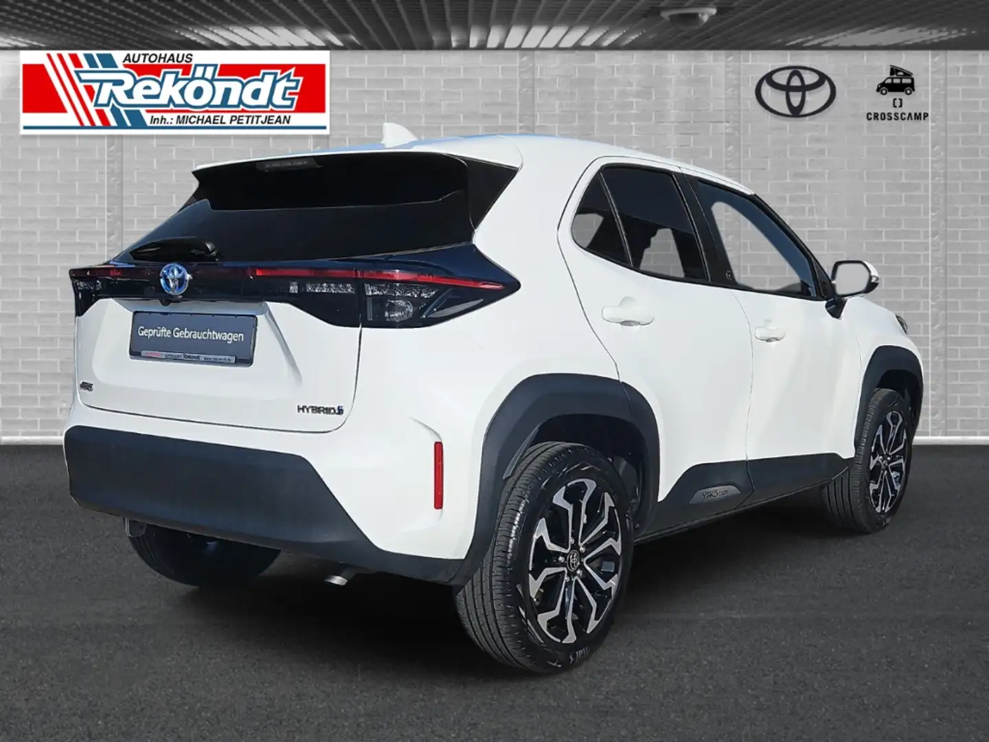 Toyota Yaris Cross 1,5 Hybrid Team D, Kamera, SHZ, Parksensoren vo+hi Blanc - 2