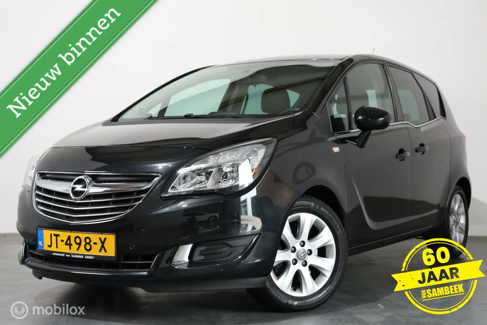 Opel Meriva 1.4 Turbo Cosmo - ZEER NETJES - NAVI - AIRCO Zwart - 1