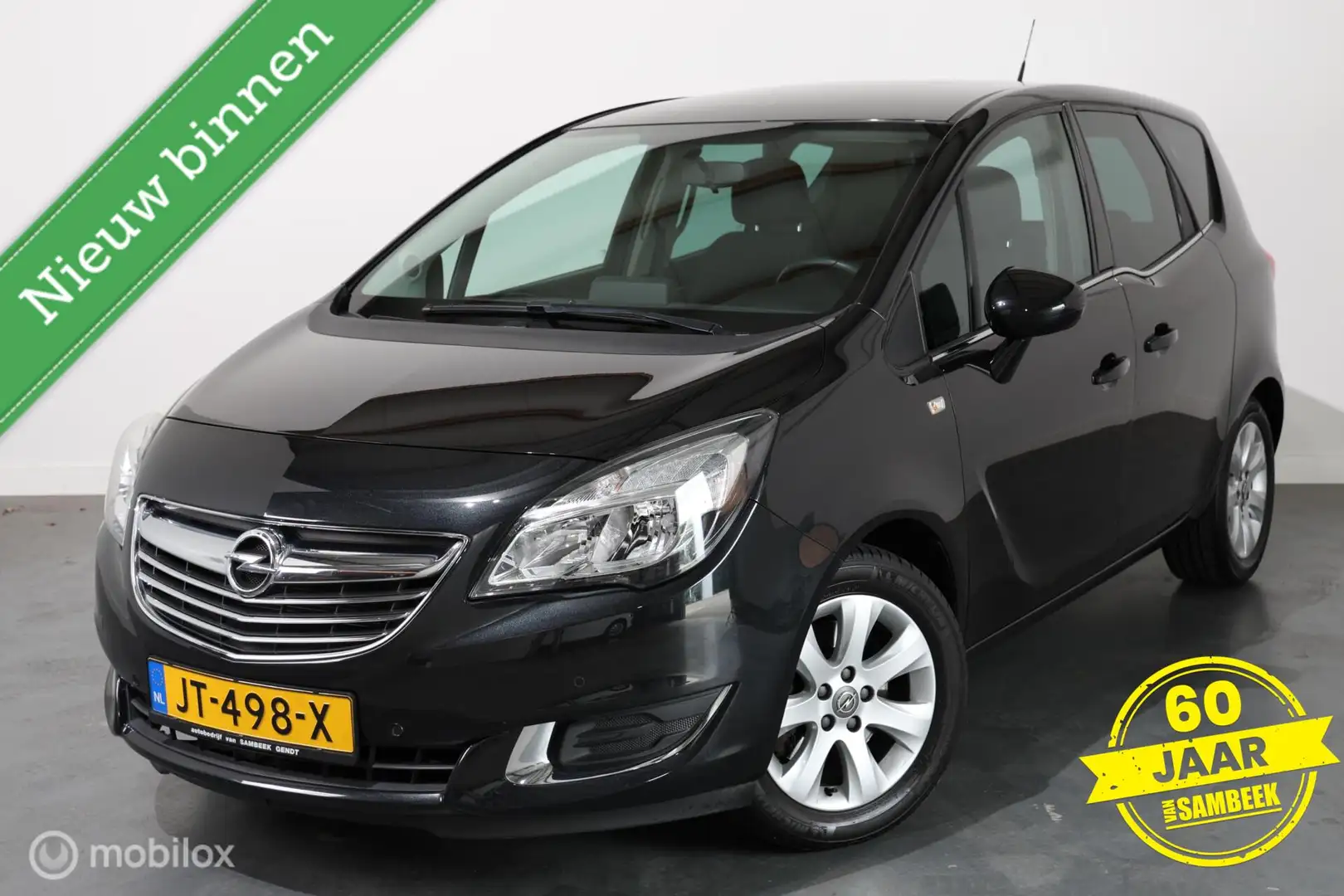 Opel Meriva 1.4 Turbo Cosmo - ZEER NETJES - NAVI - AIRCO Zwart - 2