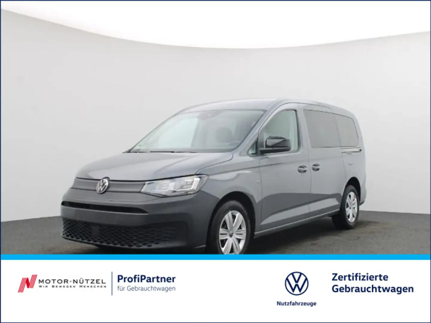 Volkswagen Caddy 2.0 TDI DSG 5JG+NAV+SHZ+RFK+MFL+DAB Grau - 1