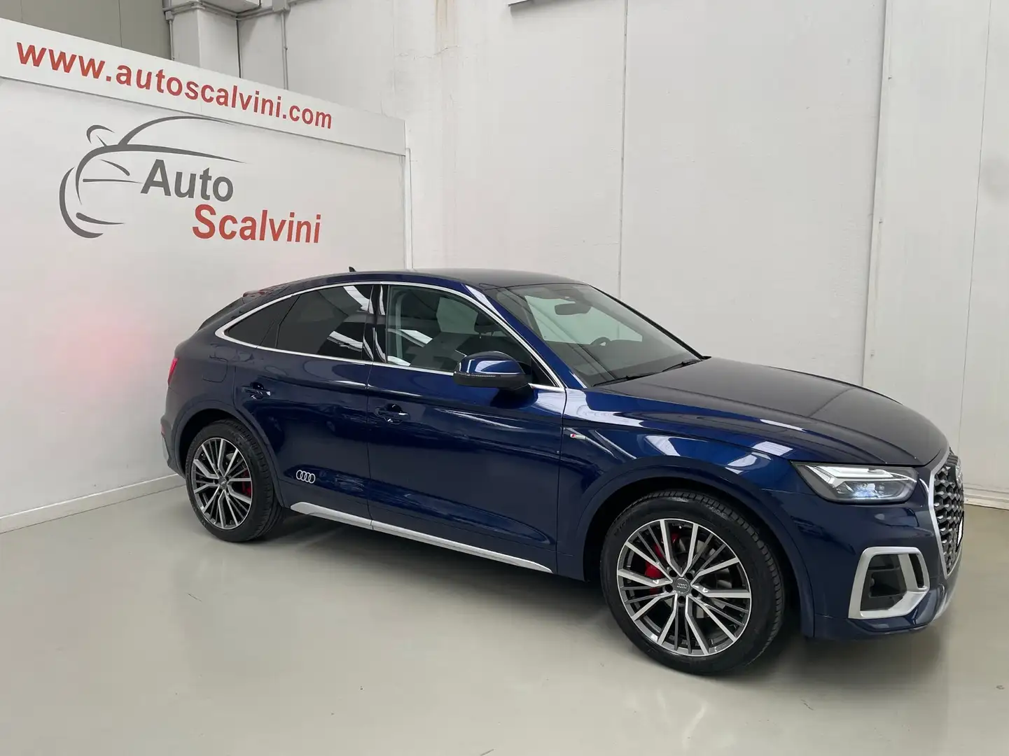 Audi Q5 SPB 2.0 163CV 35 TDI S tronic S line plus Blauw - 1
