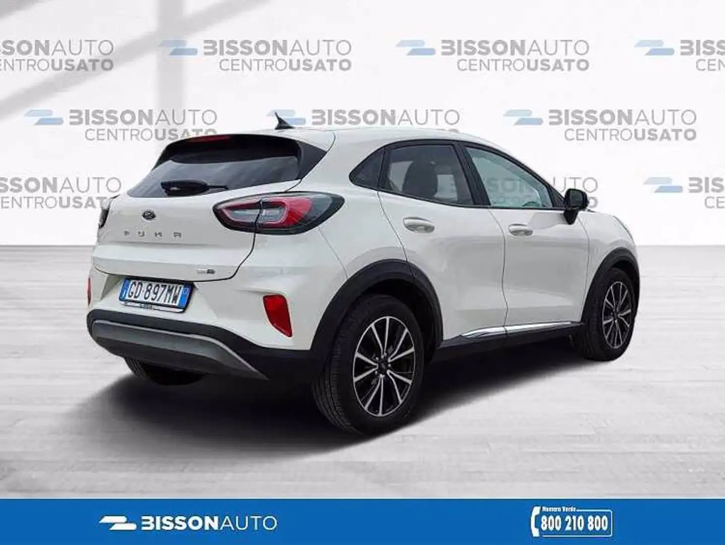 Ford Puma 1.0 EcoBoost Hybrid 125 CV S&S Titanium Bianco - 2