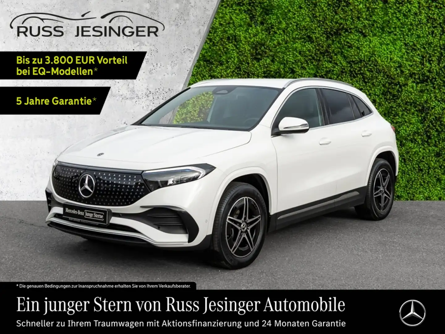 Mercedes-Benz EQA 350 4M AMG Line *AHK*Cam*TotW*MBUX*LED*LHzg* Blanc - 1