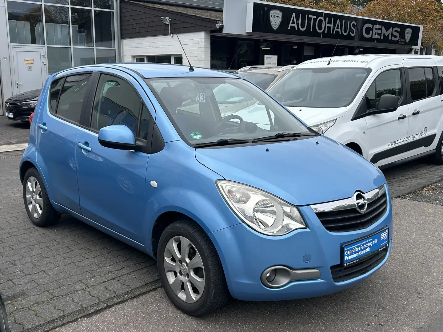 Opel Agila Edition Klima CD-Spieler el. Fensterheber Blau - 1