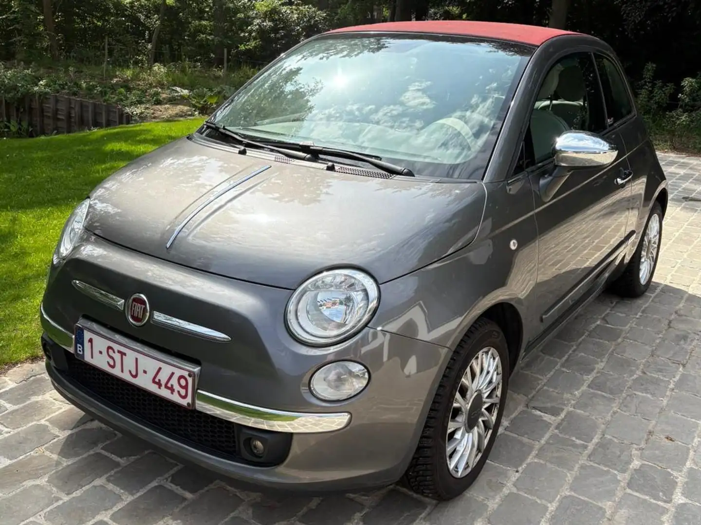 Fiat 500C 500 C 1.2 Lounge Gris - 1