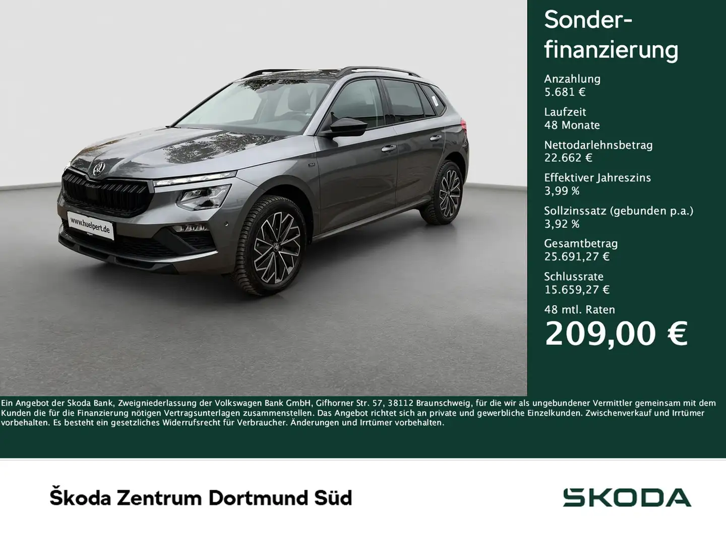 Skoda Kamiq 1.5 TOUR AHK CAM ACC E-KLAPPE NAVI LM17 Gris - 1