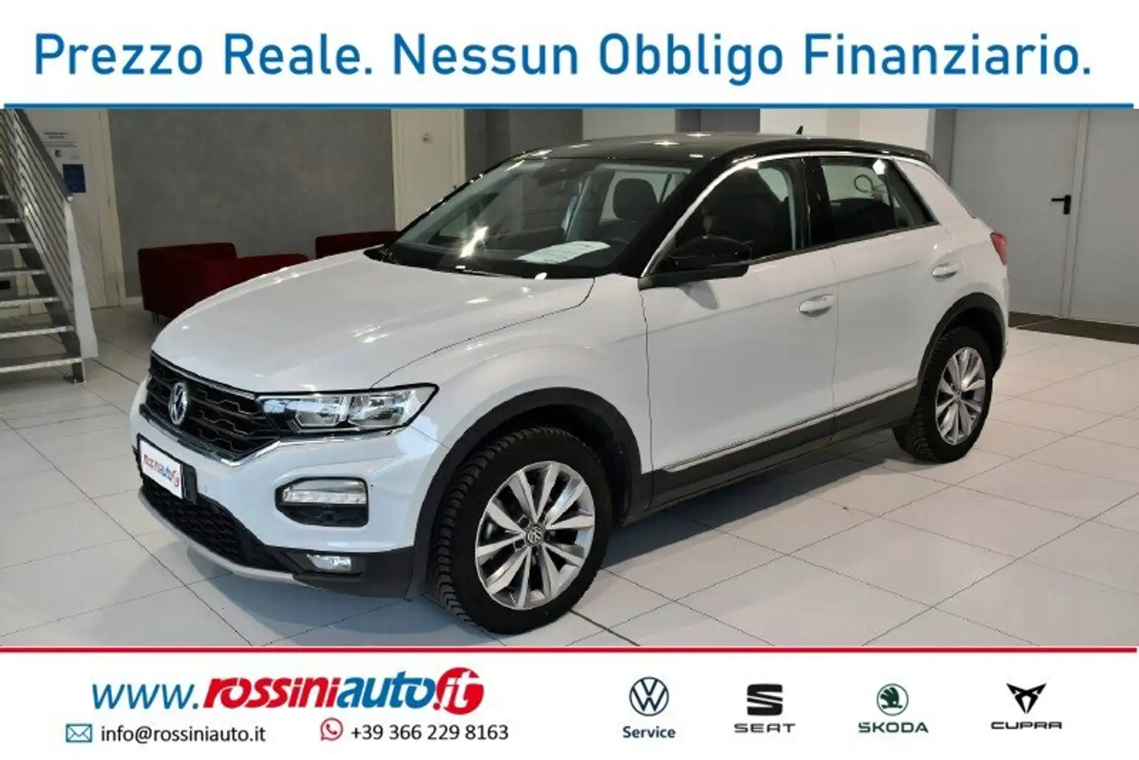 Volkswagen T-Roc 1.5 TSI 150 CV DSG STYLE + TECH PACK Blanc - 1
