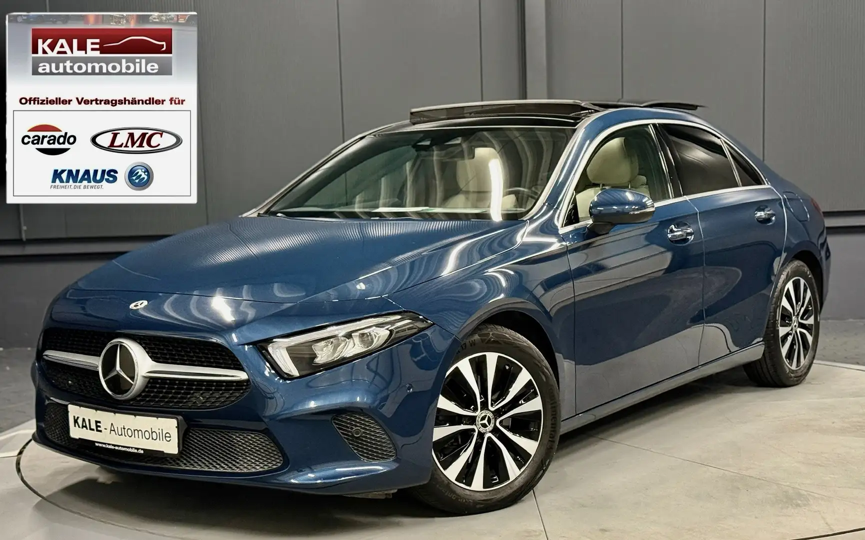 Mercedes-Benz A 200 Lim. 4Matic *PANORAMA*LEDER*KAMERA*LED High* Blauw - 1