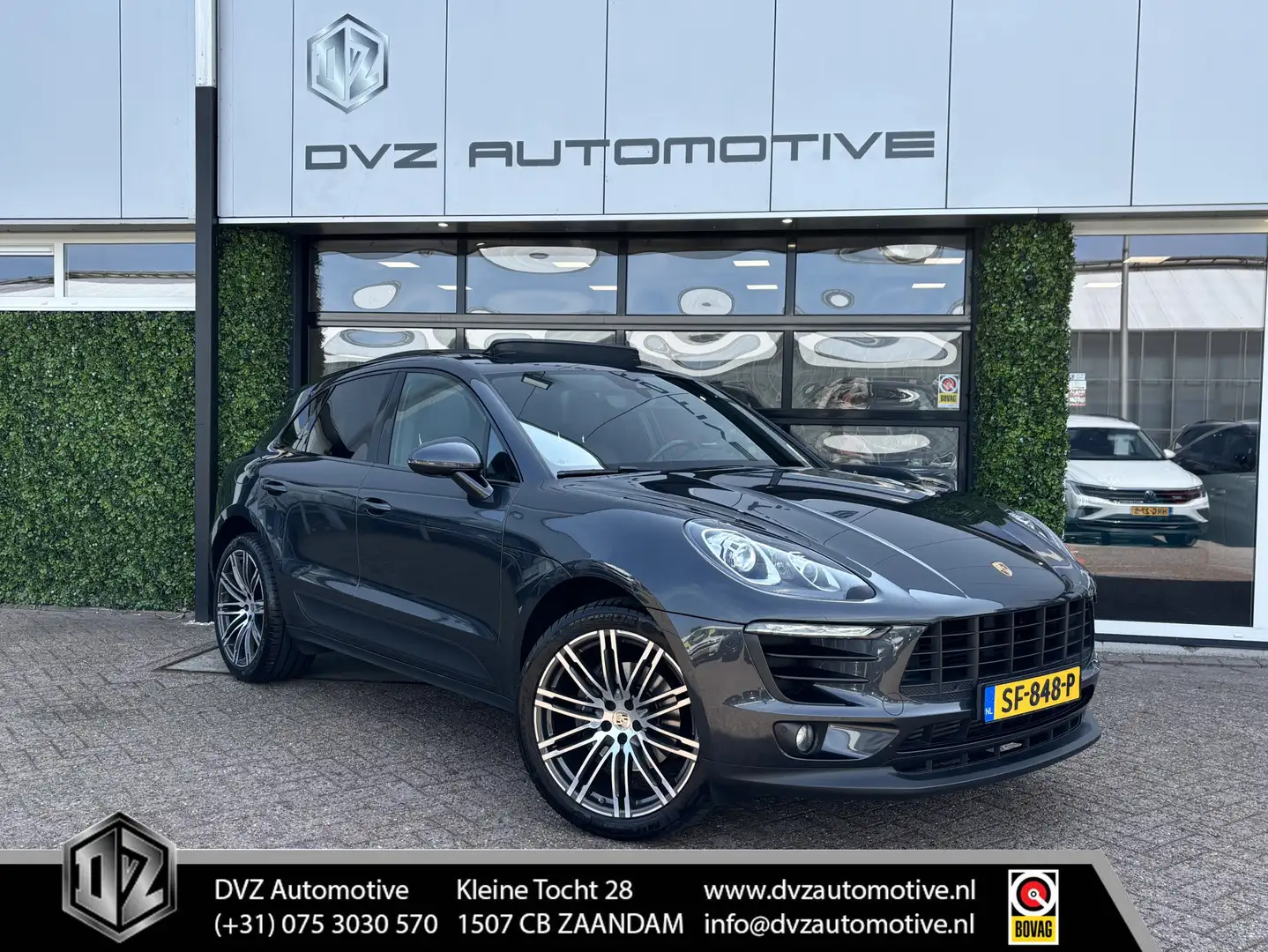 Porsche Macan 2.0T 252PK PDK | Pano | Luchtvering | 21" Turbo | Grijs - 1