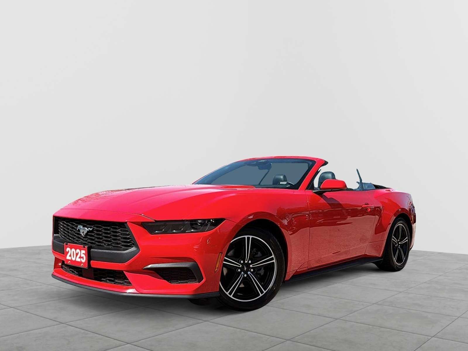 Red 2025 Ford Mustang Convertible Rear-Wheel Drive Automatic