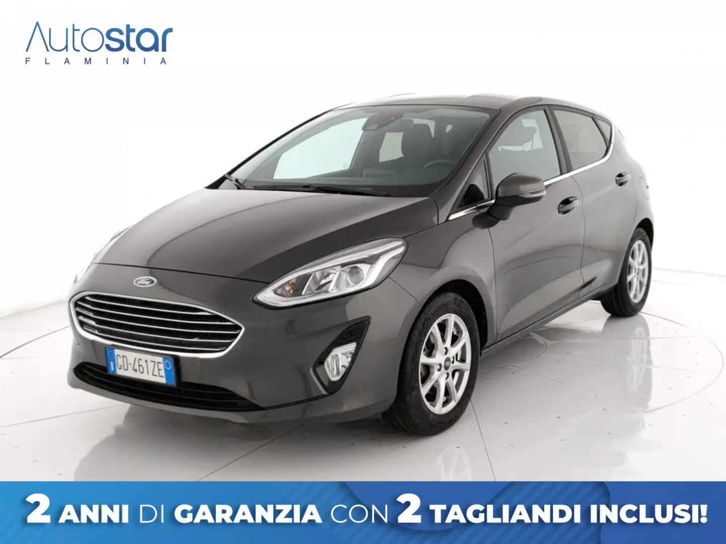 Ford Fiesta 5p 1.0 ecoboost hybrid Titanium s&s 125cv my20.75 Grigio - 1