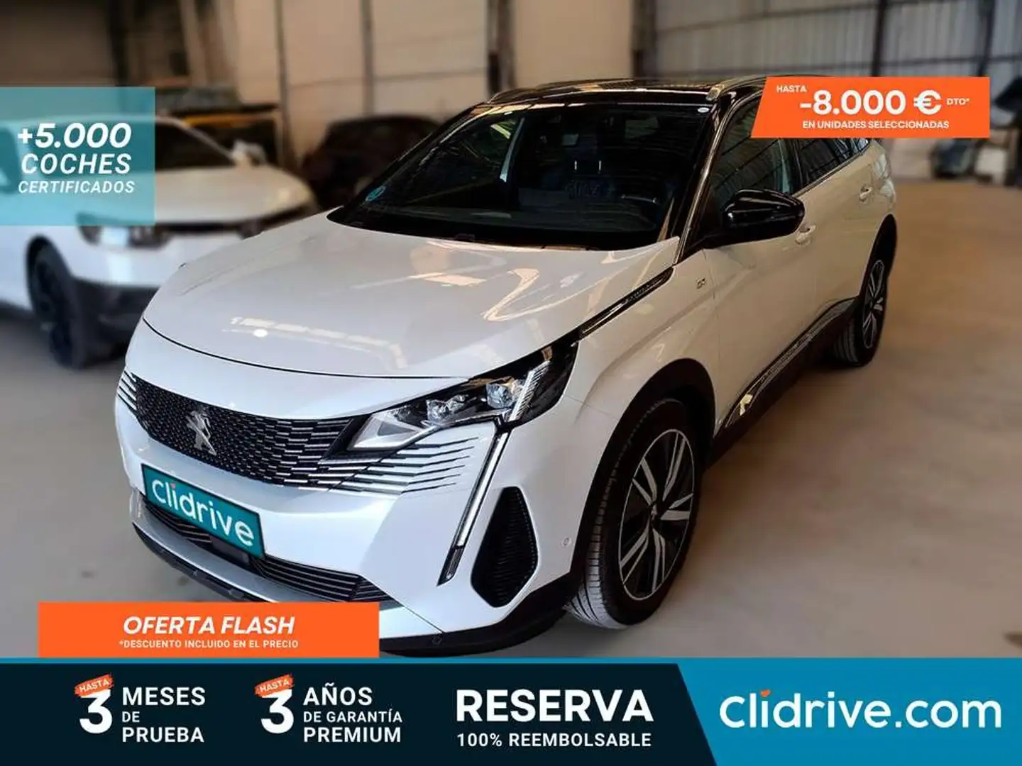 Peugeot 5008 2.0 BlueHDi 133kW S&S GT EAT8 Blanco - 1
