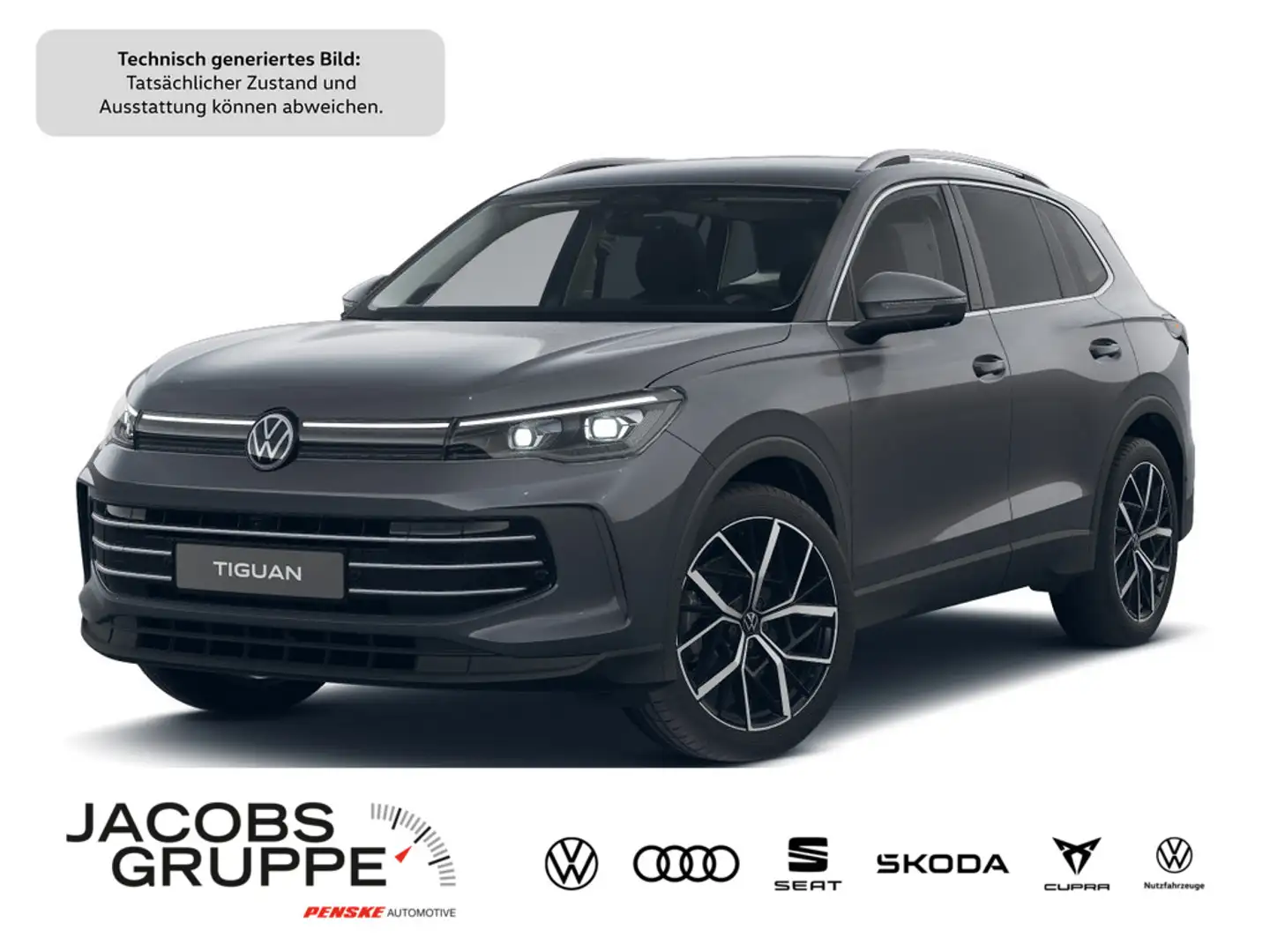 Volkswagen Tiguan 2.0 TDI Elegance DSG,Navi,Matrix,ACC Grau - 1