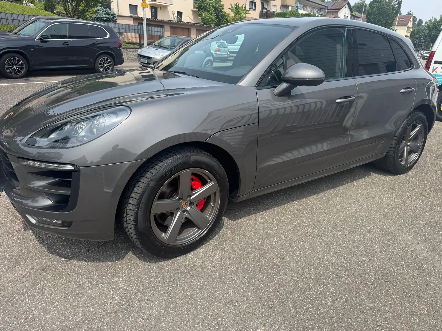 Porsche Macan Turbo Pano Acc R-Kamera Soundmodul Led Vollleder!! Grau - 1
