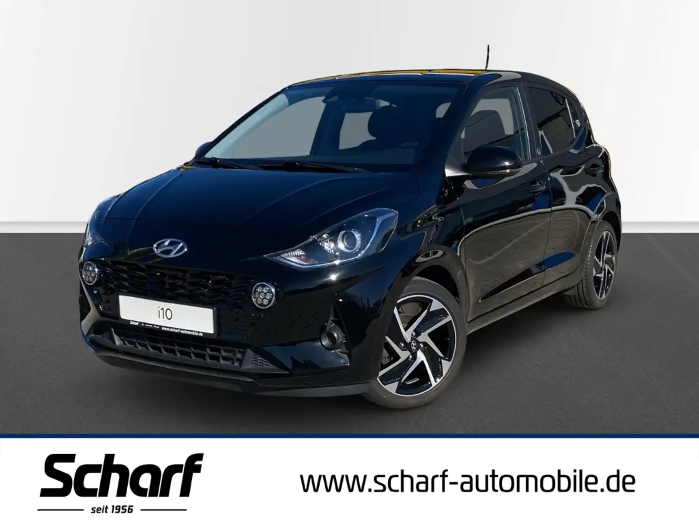 Hyundai i10 Edition 30 + Navi DAB SHZ LHZ PDC Rü.CAM LM Negro - 1