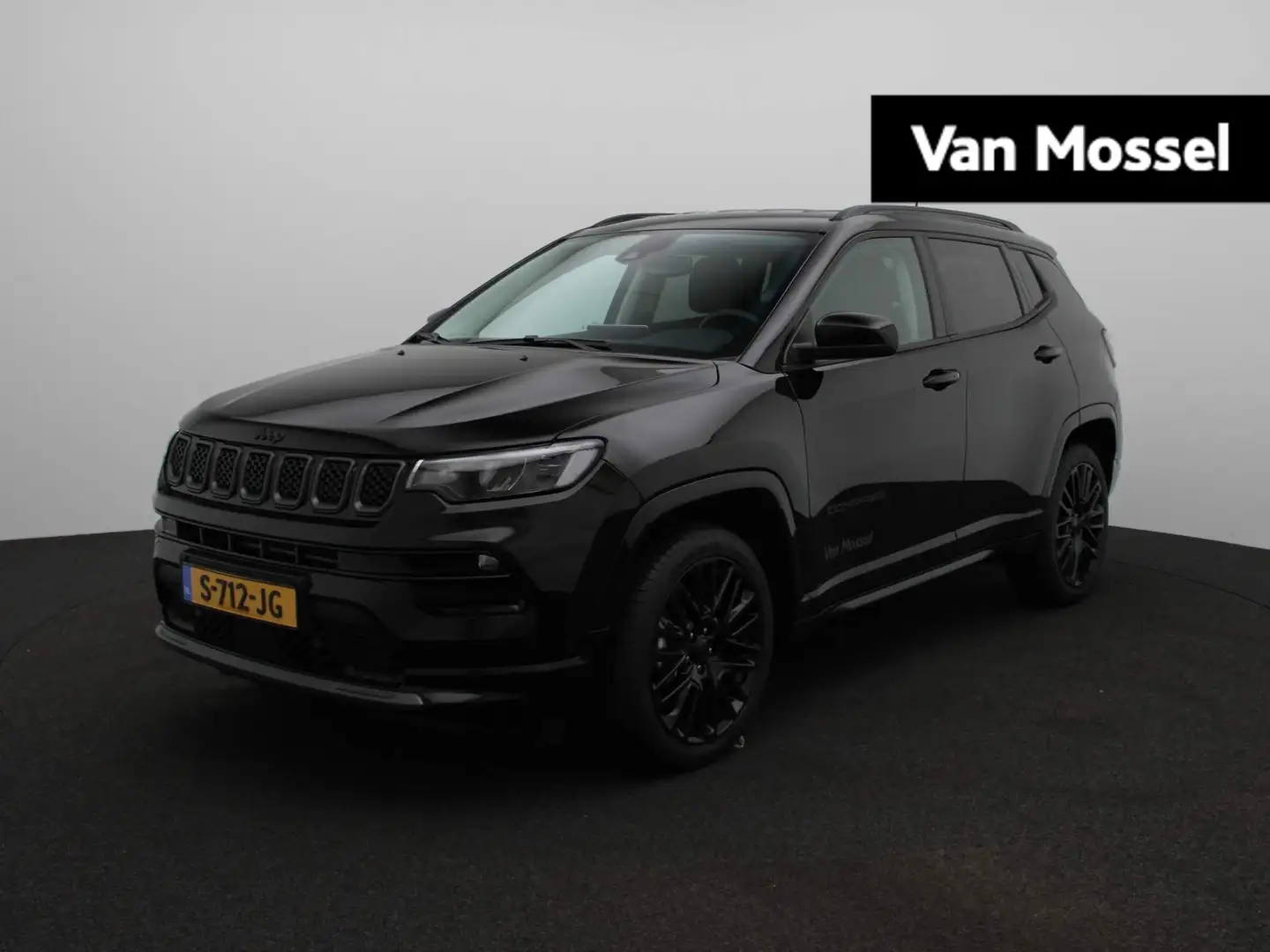 Jeep Compass 1.5T e-Hybrid S | Leder | Stoelverwarming | Naviga Zwart - 1