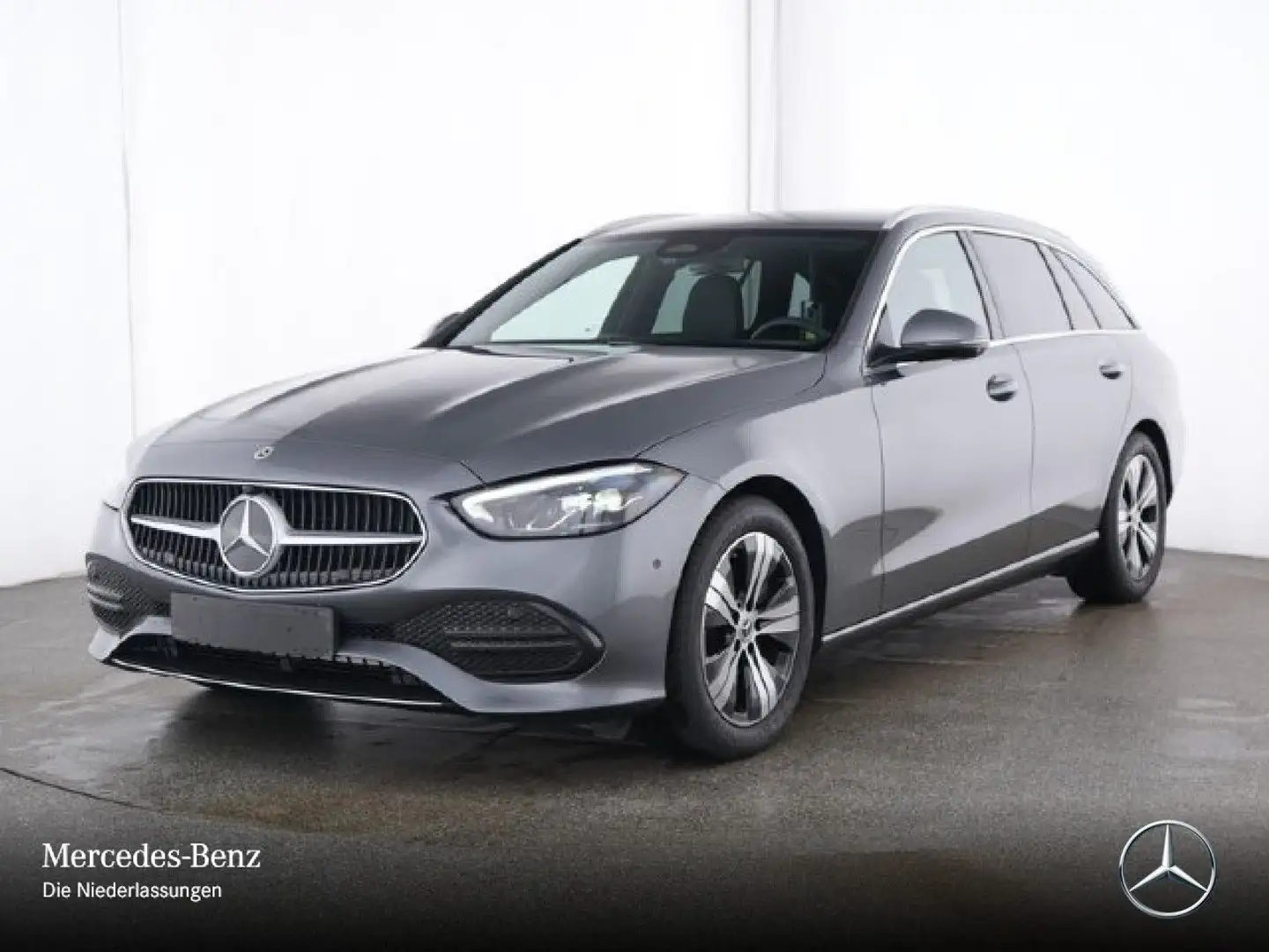 Mercedes-Benz C 200 d T AVANTG+360+AHK+LED+TOTW+KEYLESS+9G Gris - 2