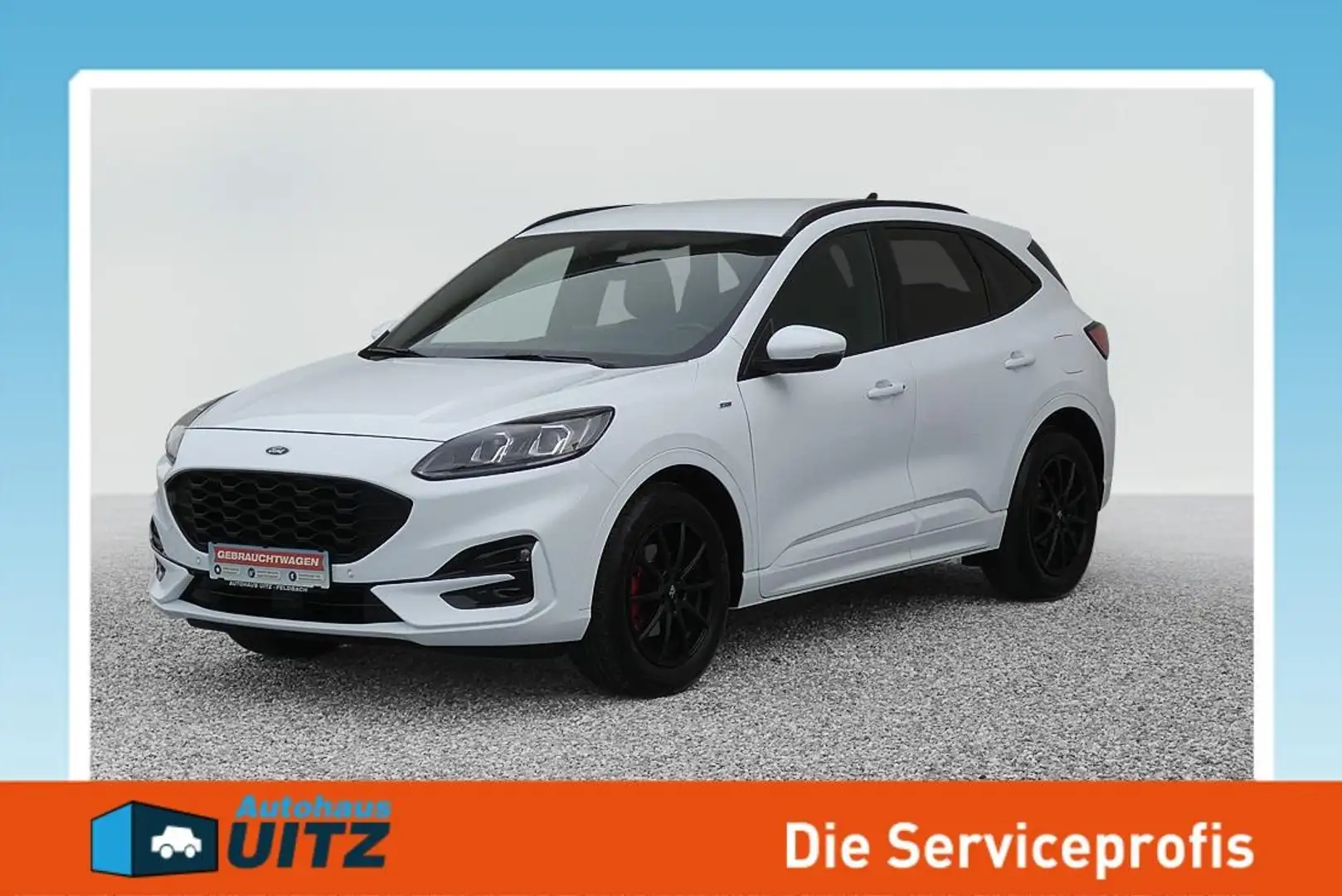 Ford Kuga 1.5 EcoBlue ST-Line LED+AUT+HUD+RFK+Keyless Weiß - 1
