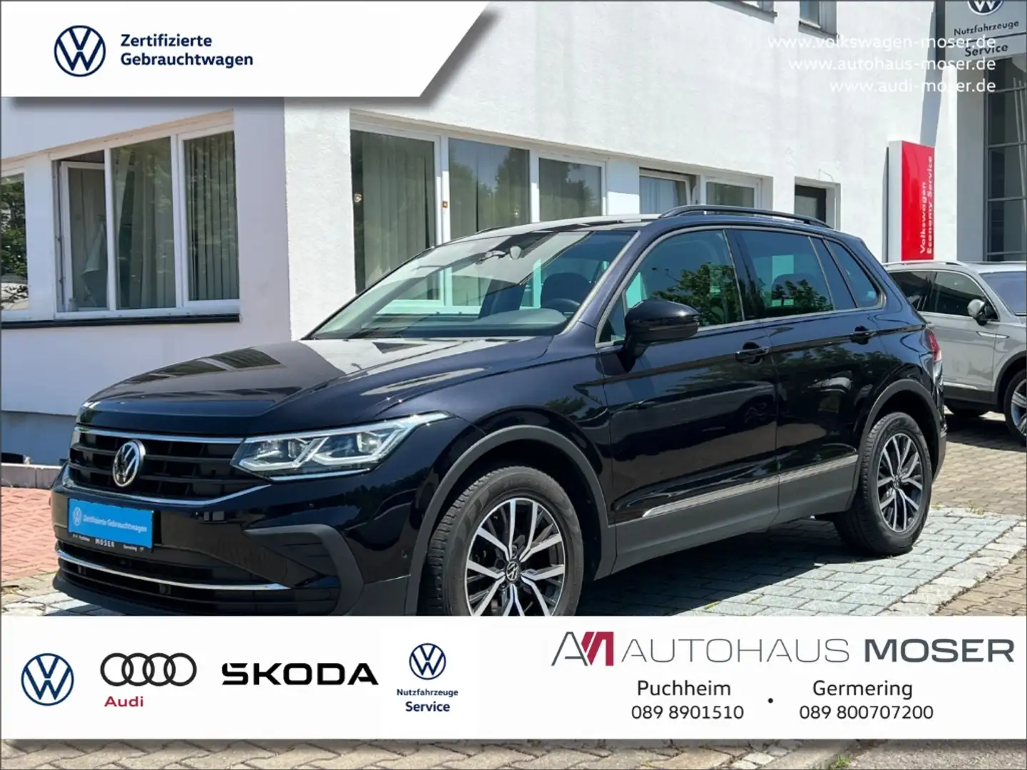 Volkswagen Tiguan Life 1.5 TSI DSG - LED-Matrix*Standheizung*APP!!! Schwarz - 1