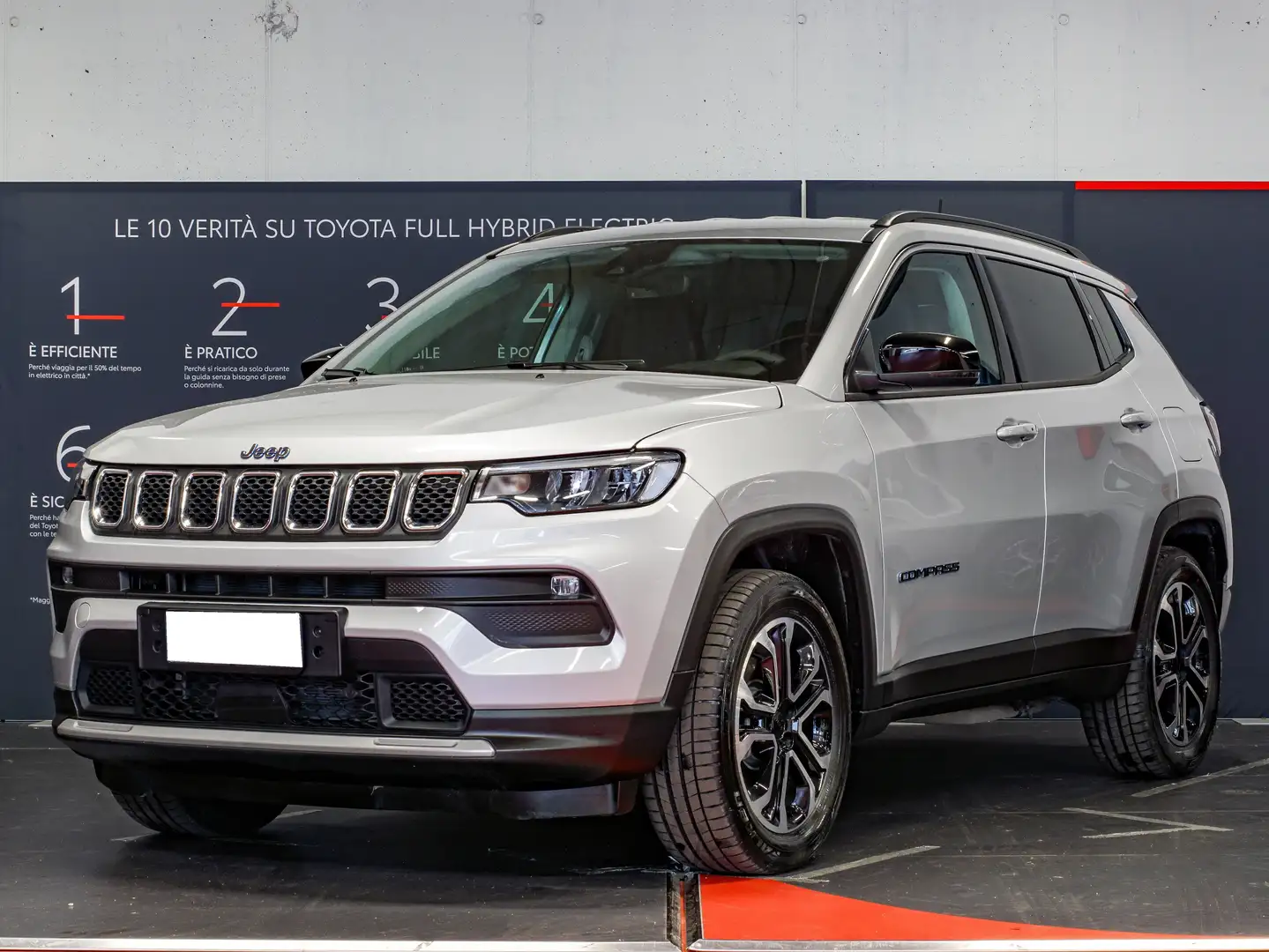 Jeep Compass 1.3 turbo t4 190 cv phev Limited 4xe plug-in Argento - 1