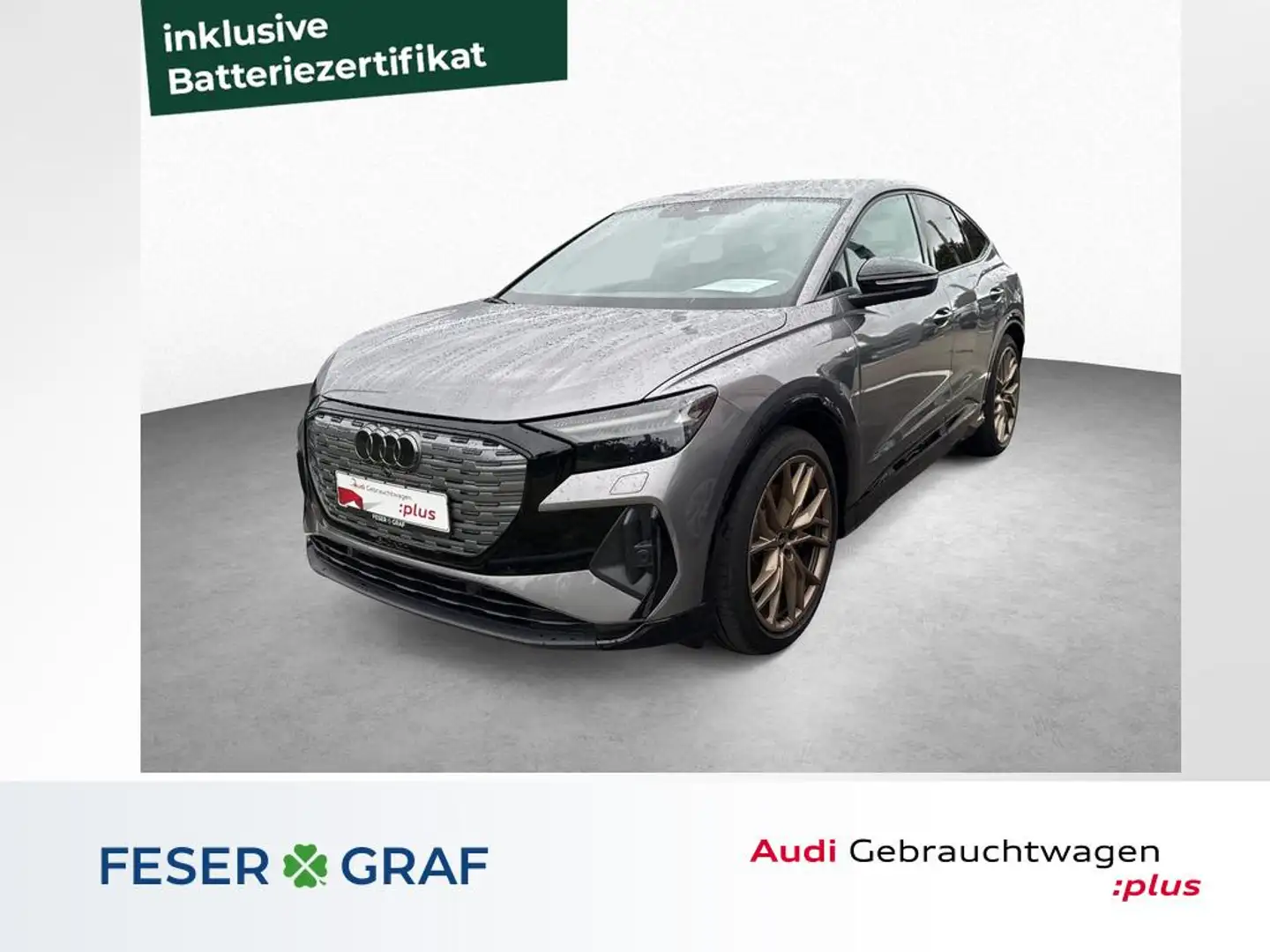 Audi Q4 e-tron Spb. 50 quattro S line Edition One-HuD Grau - 1