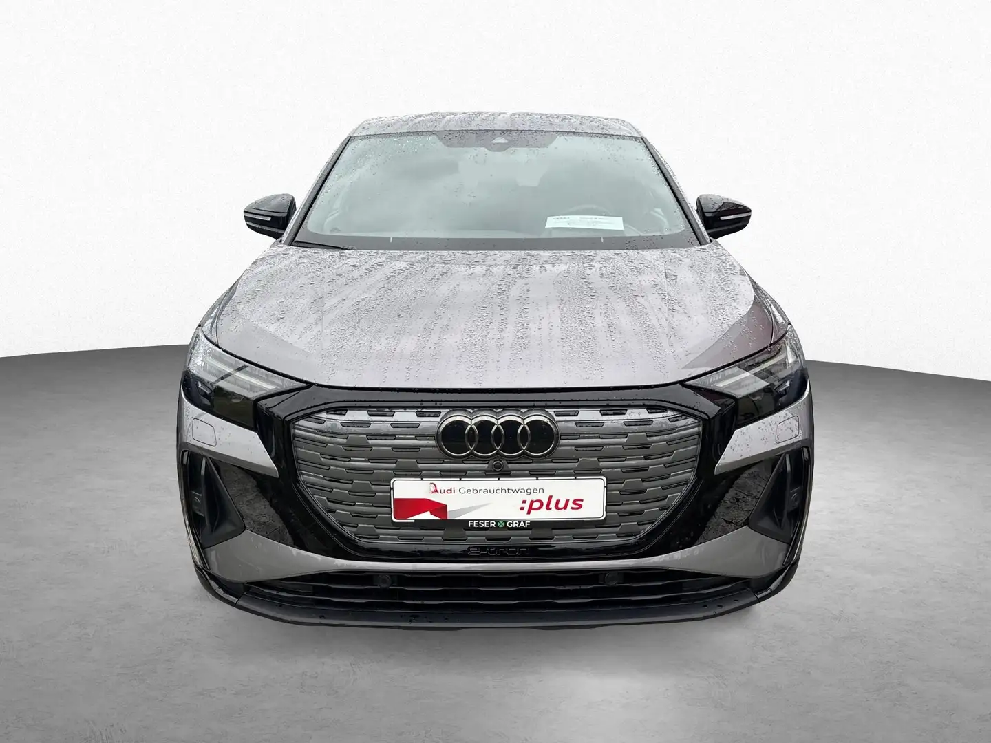Audi Q4 e-tron Spb. 50 quattro S line Edition One-HuD Gris - 2