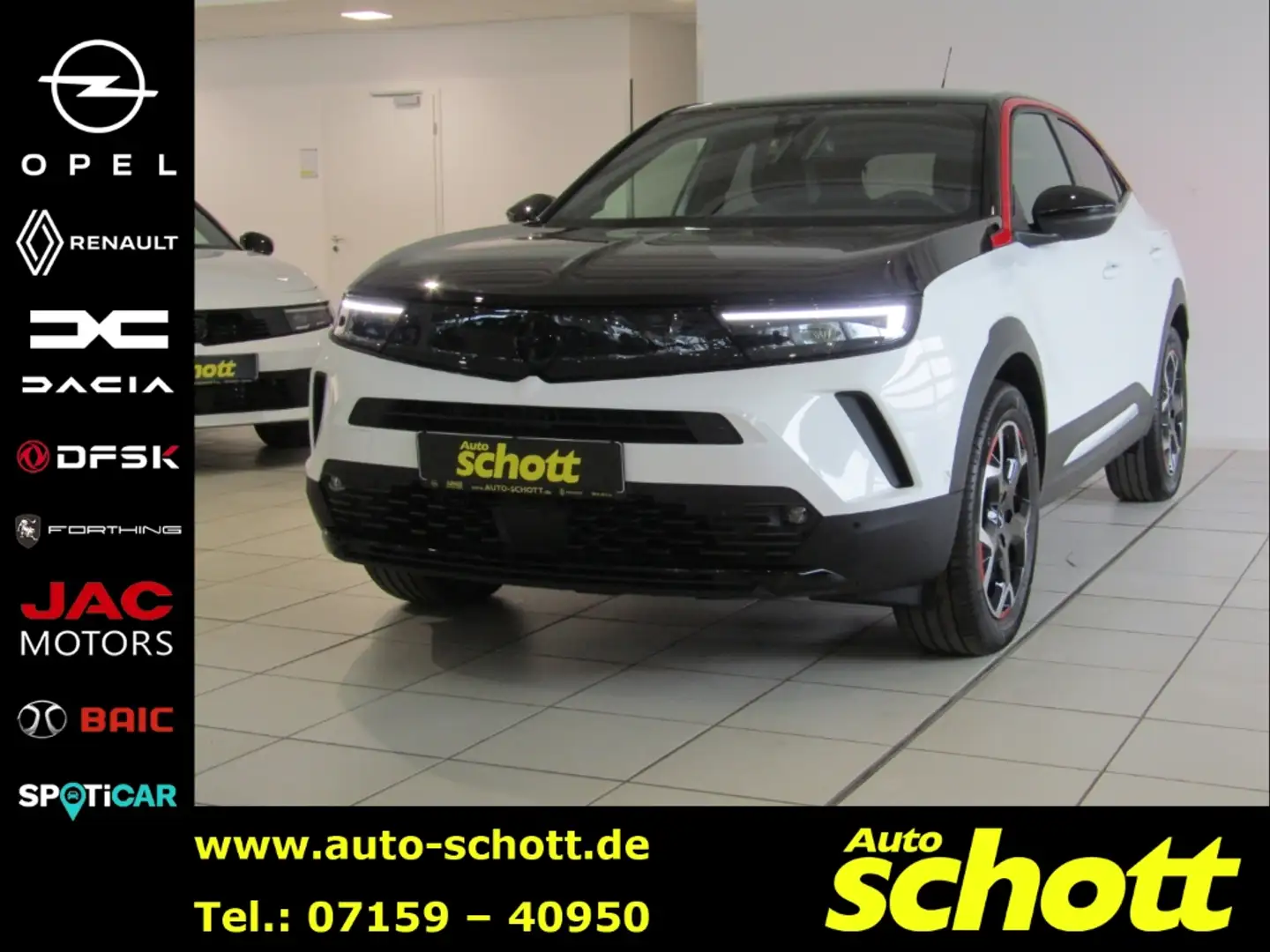 Opel Mokka EU6d GS Line 1.2 KLIM SHZ NAV BT APP PDC KAM Blanco - 1
