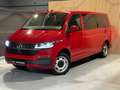 Volkswagen T6 Multivan T6.1  Multivan°LANG°StdHeiz°Virtual°IQlight°Kam° Rot - thumbnail 4