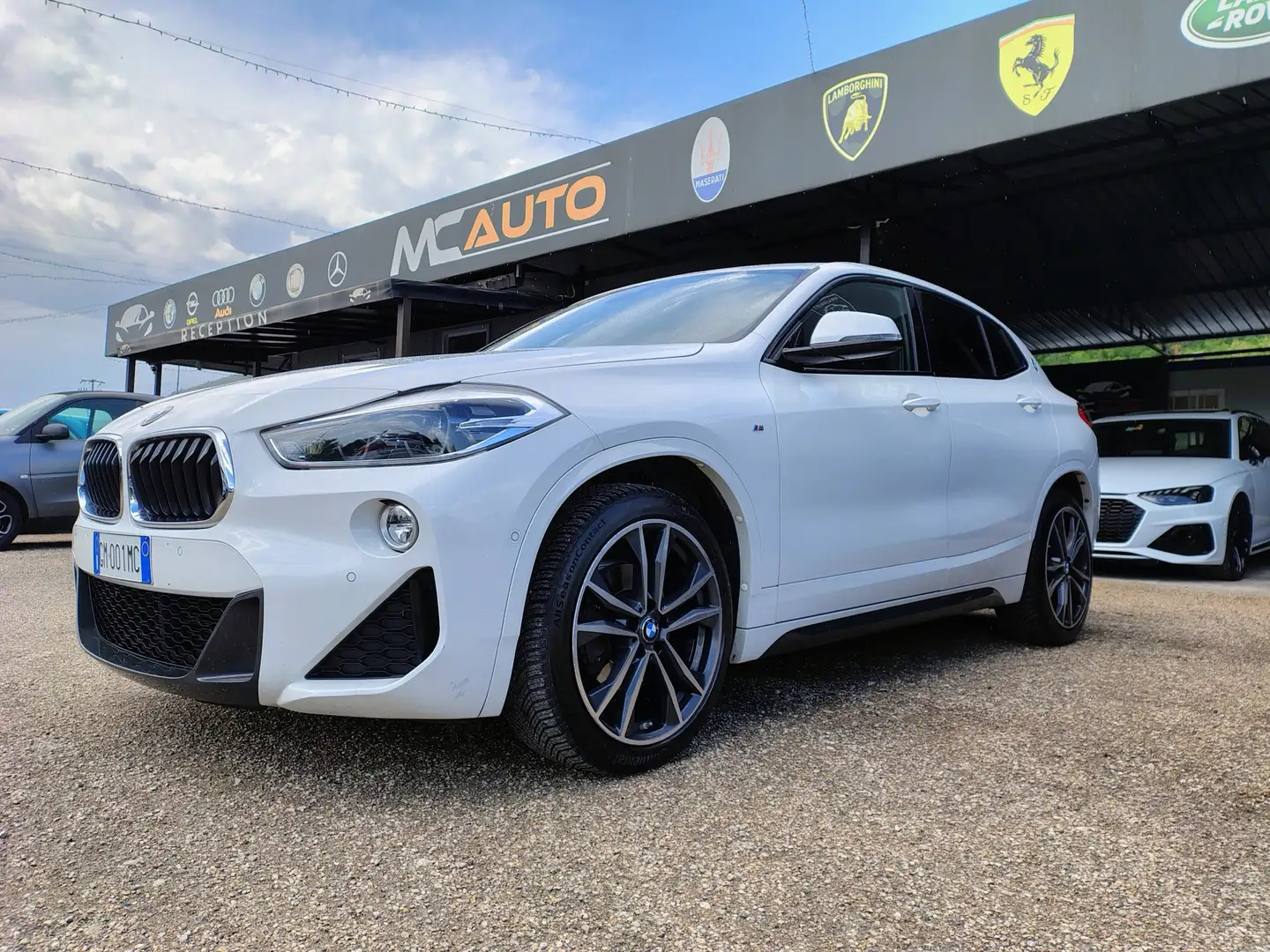 BMW X2 xdrive20d Msport X auto Blanc - 1