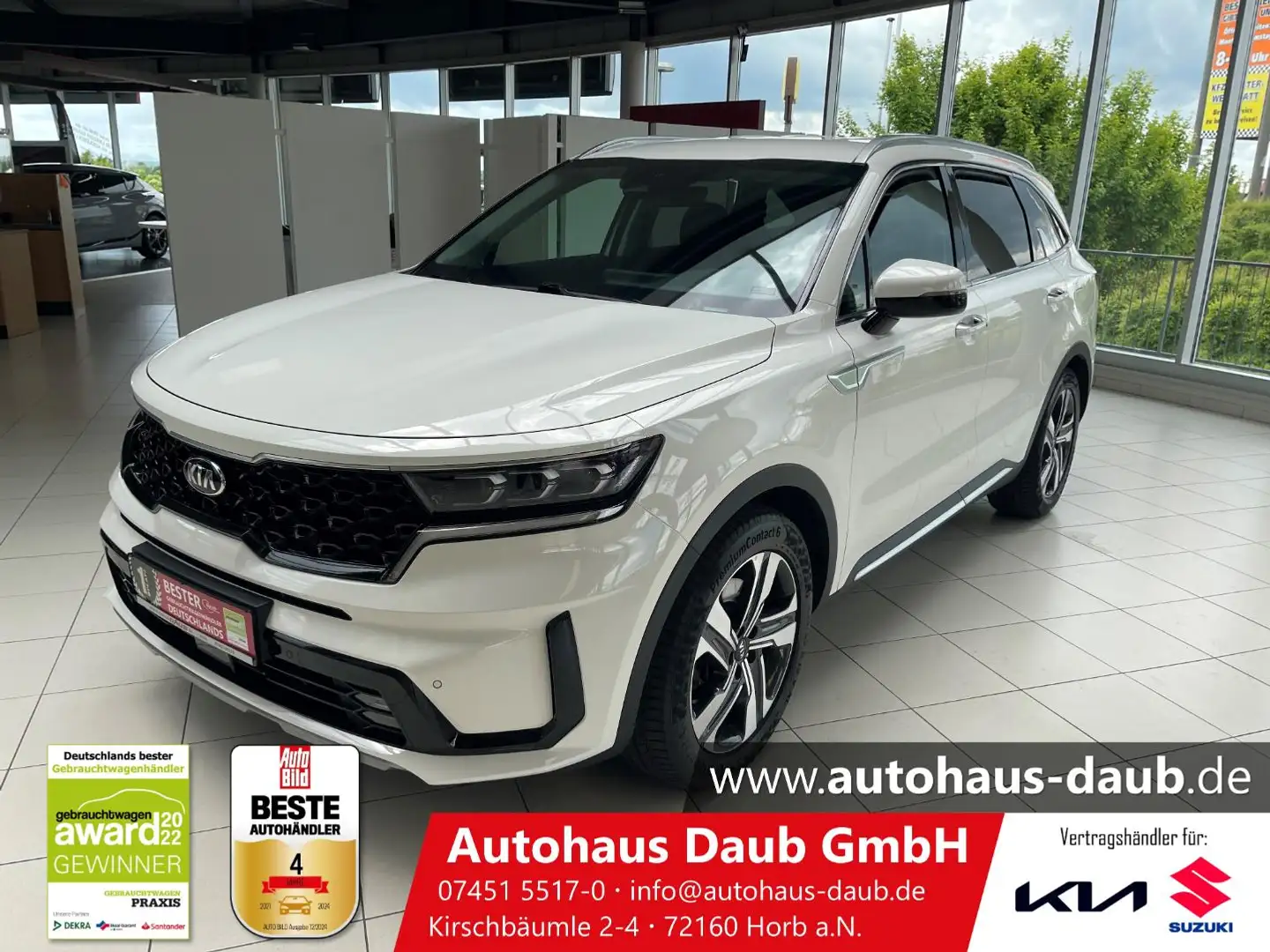 Kia Sorento 2.2 CRDi AWD DCT8 Spirit+AHK+Navigation+ White - 2