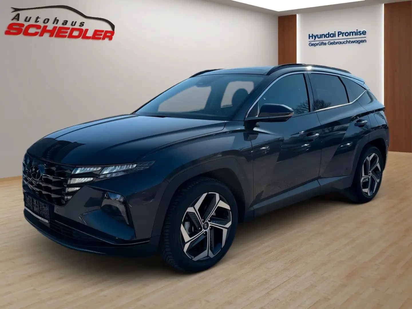 Hyundai TUCSON Prime Plug-In Hybrid 4WD + PANO + AHK Gris - 1