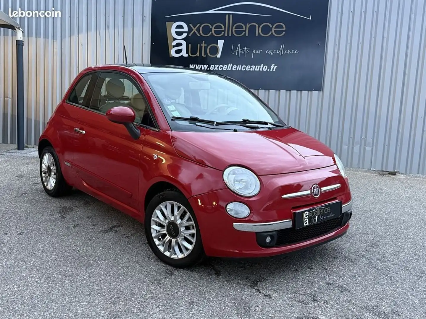 Fiat 500 1.2 8V 69CH LOUNGE Blanc - 1