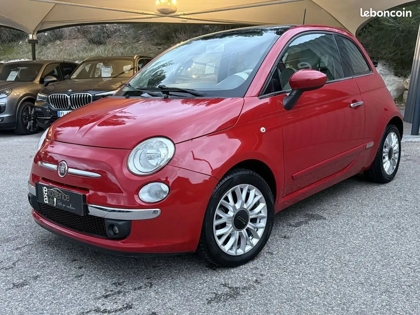 Fiat 500 1.2 8V 69CH LOUNGE Blanc - 2