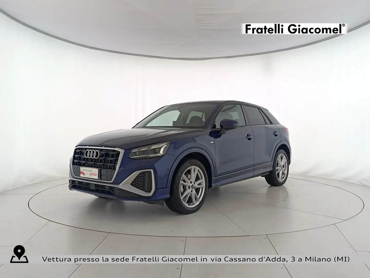 Audi Q2 35 1.5 tfsi s line edition s-tronic Bleu - 1