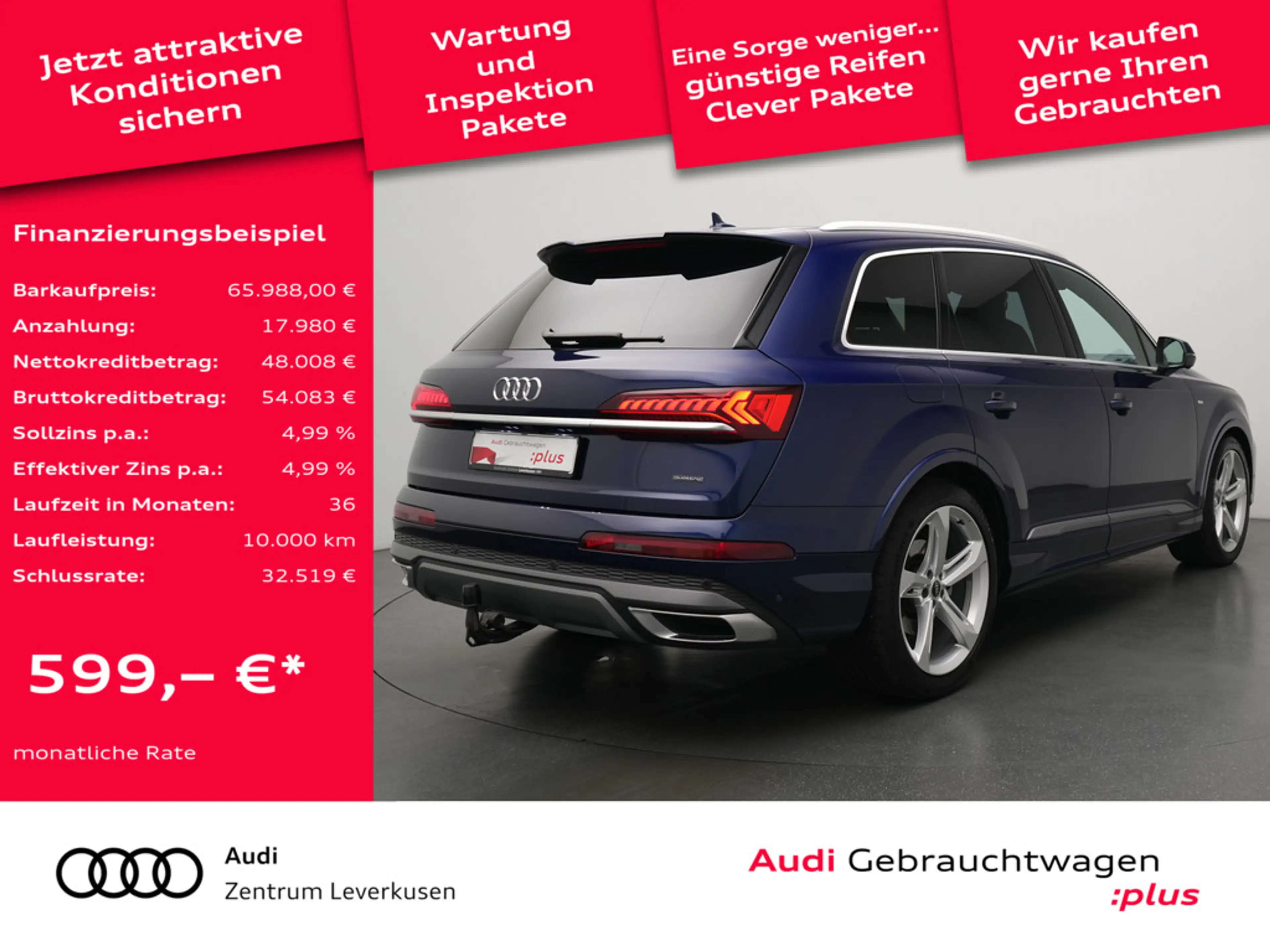 Audi Q7 50 quattro S line STANDHZ MATRIX LUFT PANO — photo 2