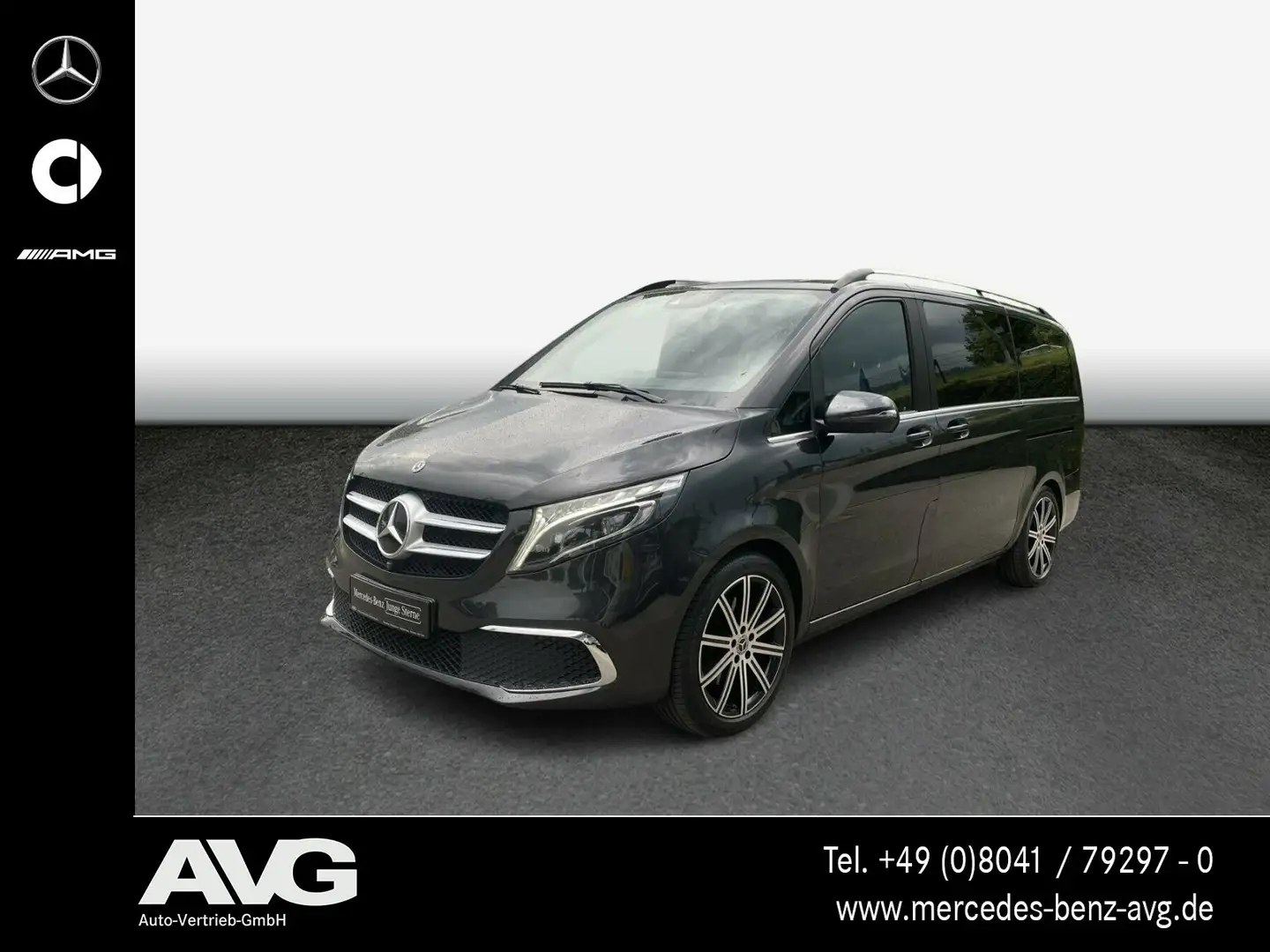 Mercedes-Benz V 300 V 300 d Avantgarde Ed. lang ILS|AHK|Standhzg|19" Gris - 1